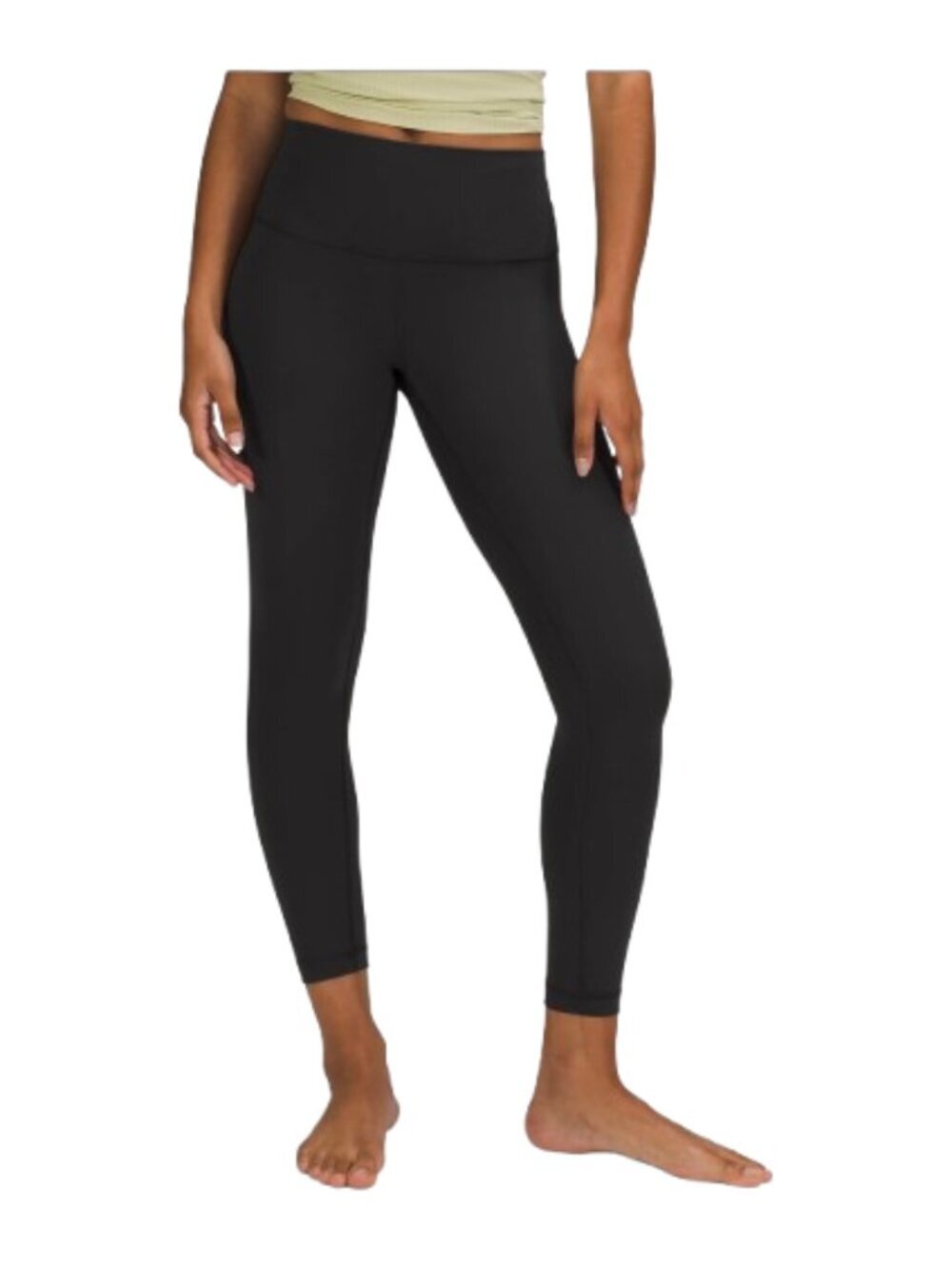 Women's 12 Lululemon Wunder Under High Rise Leggings in Black